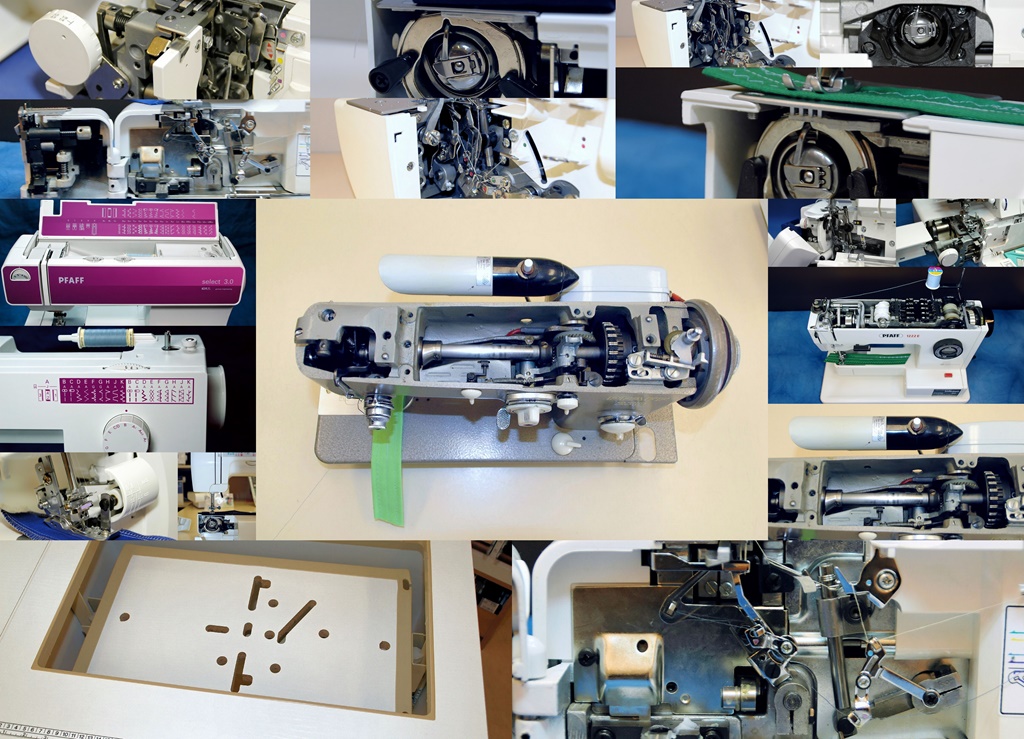 Collage Service Reparaturen Nähmaschinen Breitenbach Göttingen